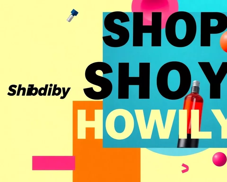 Custom Shopify hero image design